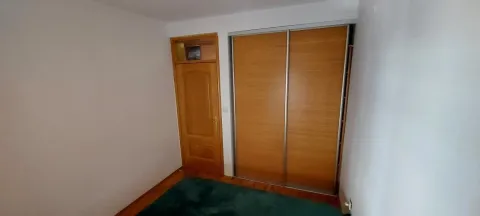 Prazna soba sa ugradnim drvenim plakarom i vratima. - image 16