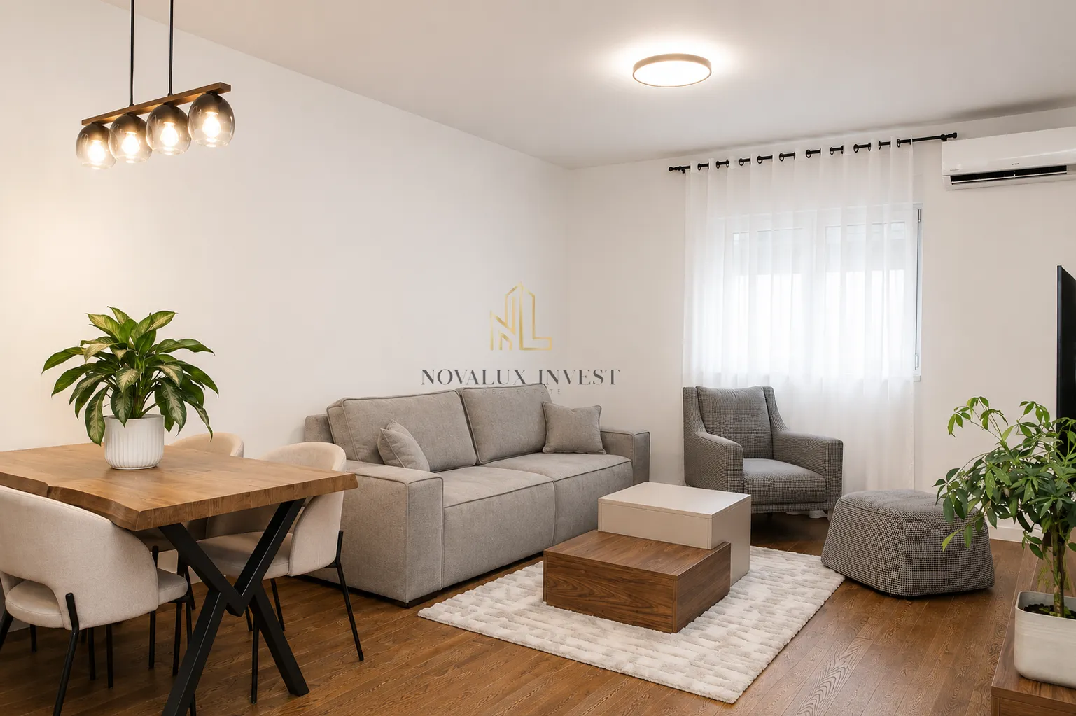 Rent, one bedroom apartment, 47m², Stari Aerodrom, Podgorica