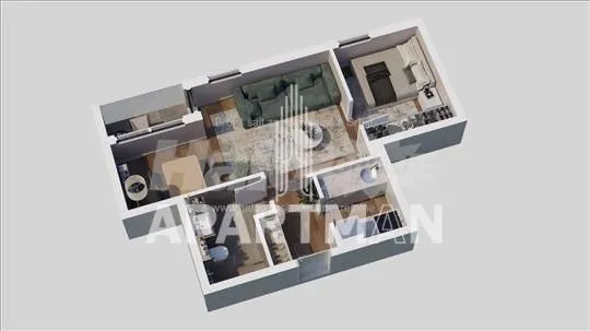 Prodaja, jednosoban stan, 36m², Autokomanda, Voždovac Sve Podlokacije