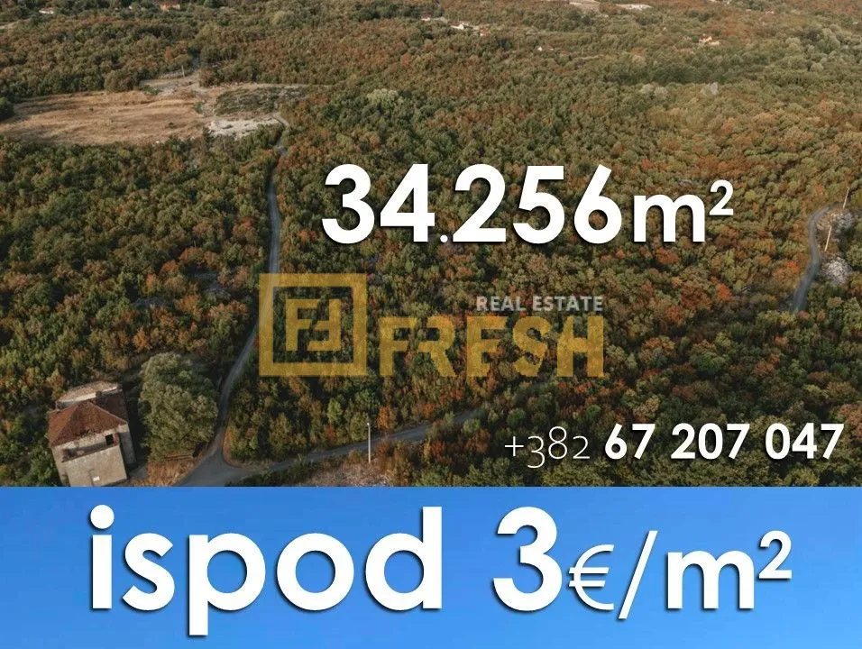 Prodaja, plac, 34256m², Ostalo, Podgorica