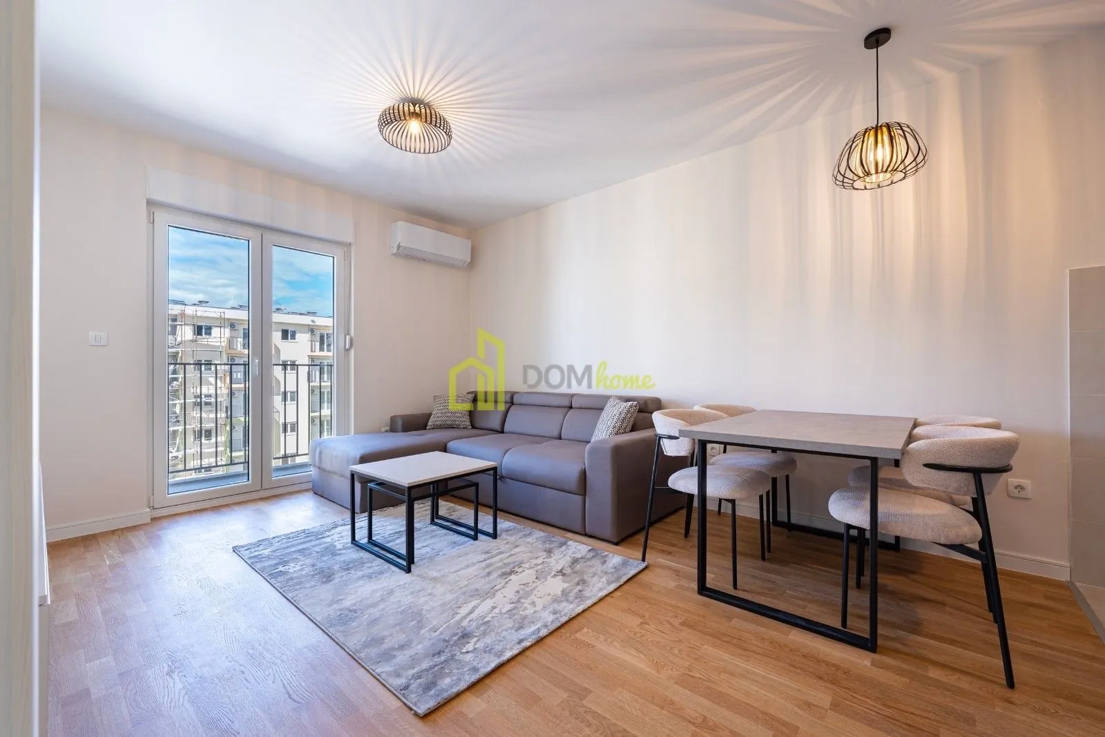 Rent, one bedroom apartment, 42m², Pobrežje, Podgorica