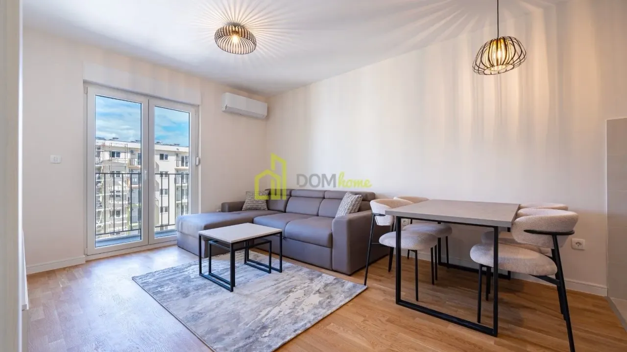 Rent, one bedroom apartment, 42m², Pobrežje, Podgorica