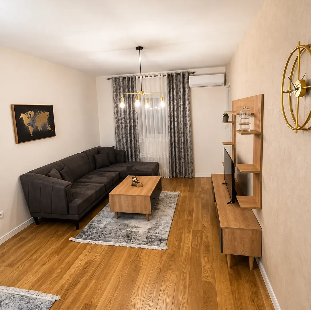 Rent, one bedroom apartment, 53m², Central Point, Podgorica
