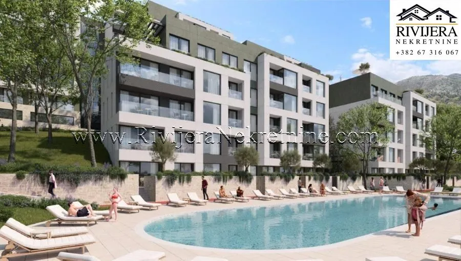 Prodaja, dvosoban stan, 87m², Mrčevac, Tivat