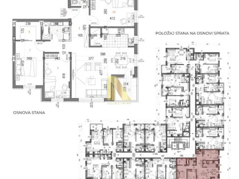 Sale, four bedroom apartment, 83m², Telep, Novi Sad Sve Podlokacije - image 4