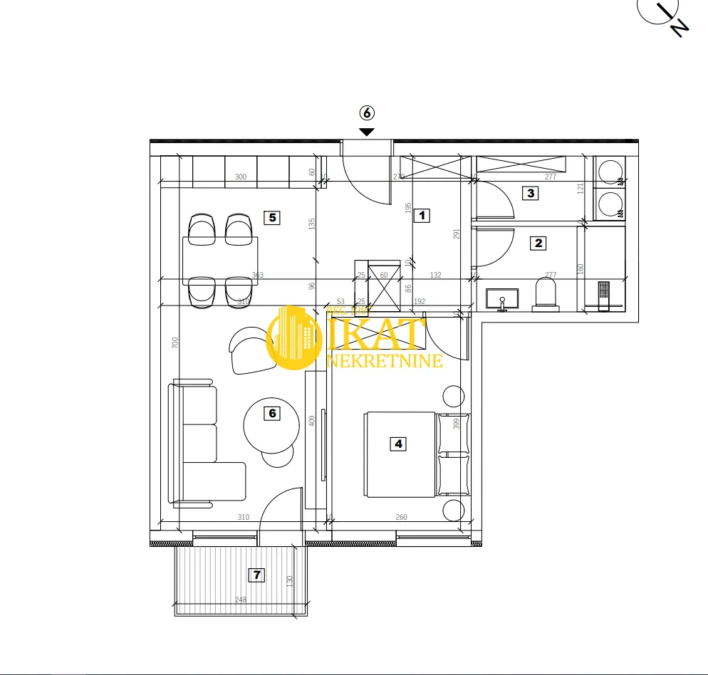 Prodaja, dvosoban stan, 51m², Nova Pazova, Stara Pazova
