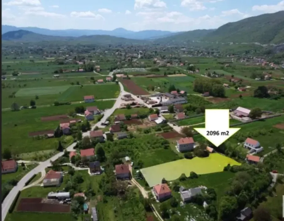 Sale, land lot, 2096m², Gornje Polje, Nikšić