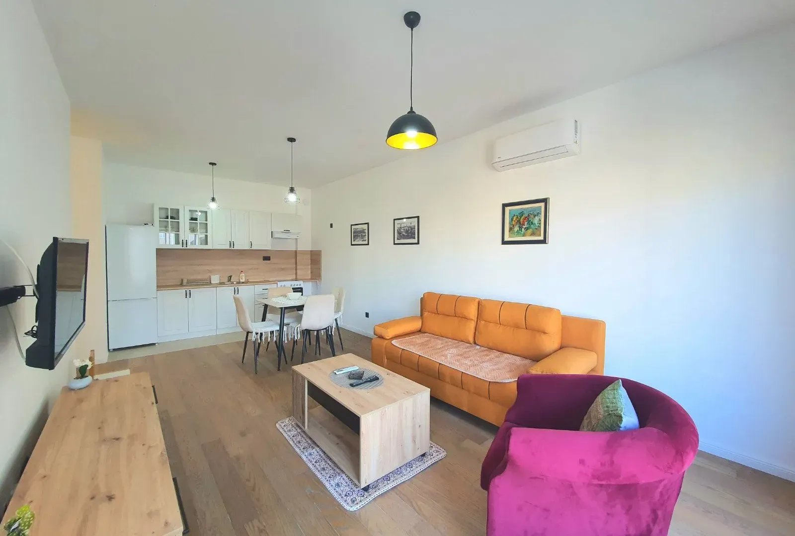 Izdavanje, jednosoban stan, 46m², Donja Gorica, Podgorica
