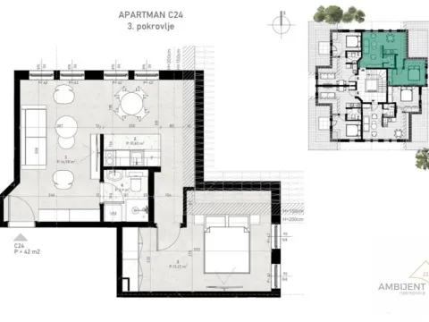 Sale, three bedroom apartment, 42m², Divčibare, Valjevo - image 2