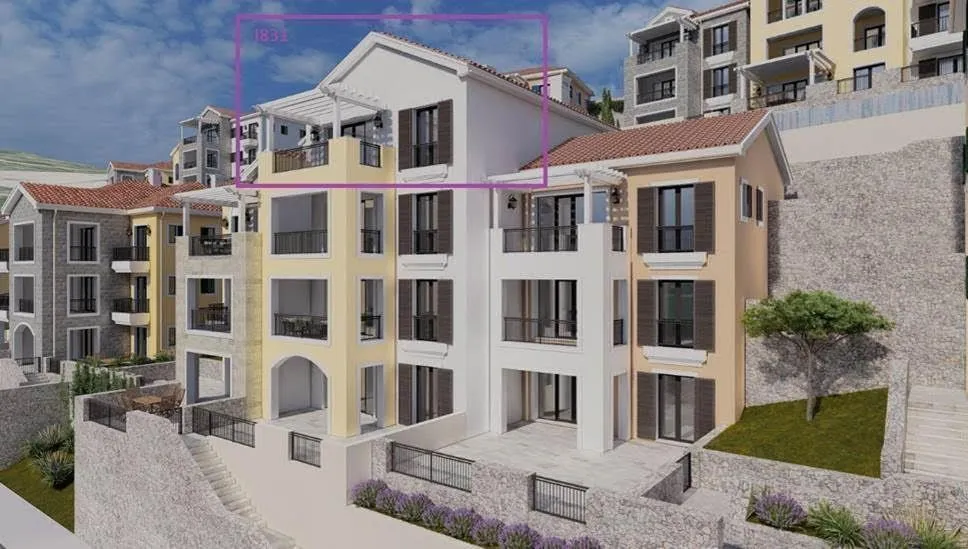 Prodaja, jednosoban stan, 94m², Luštica, Tivat