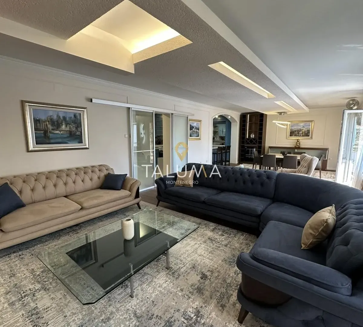 Rent, three bedroom apartment, 200m², Gorica C, Podgorica