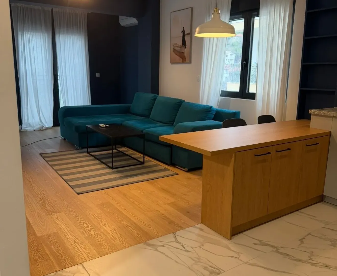 Izdavanje, jednosoban stan, 45m², Bijela, Herceg Novi