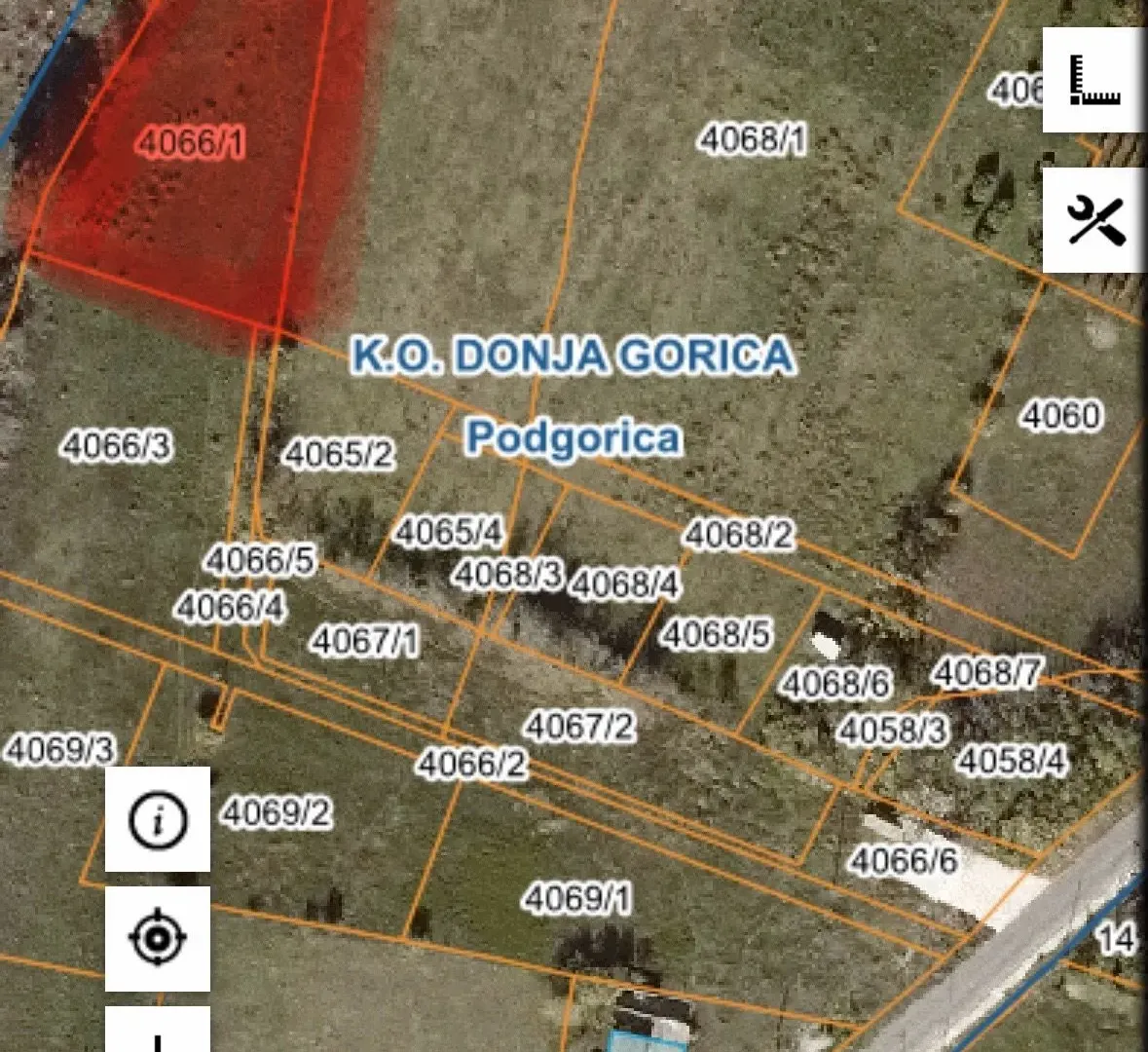 Prodaja, plac, 1500m², Donja Gorica, Podgorica