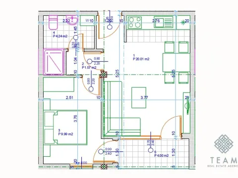 Prodaja, jednosoban stan, 40m², Central Point, Podgorica - image 3