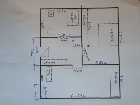 Izdavanje, jednosoban stan, 40m², Zlatica, Podgorica