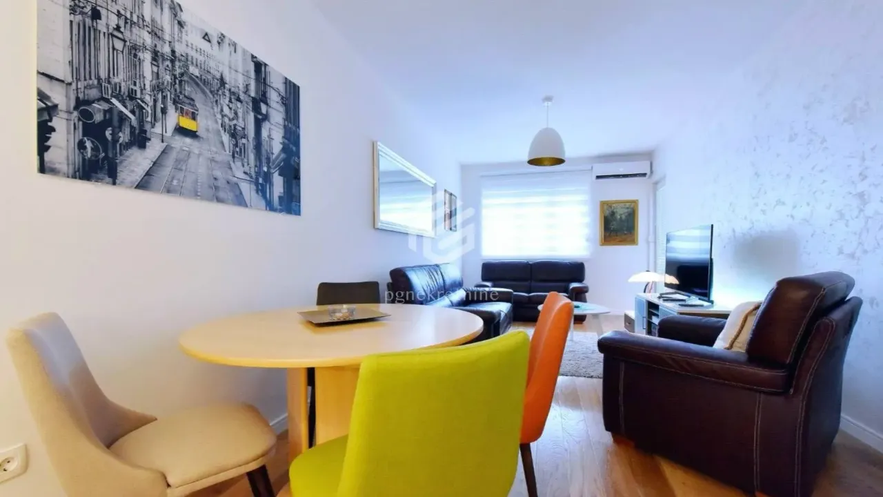 Rent, one bedroom apartment, 49m², Central Point, Podgorica