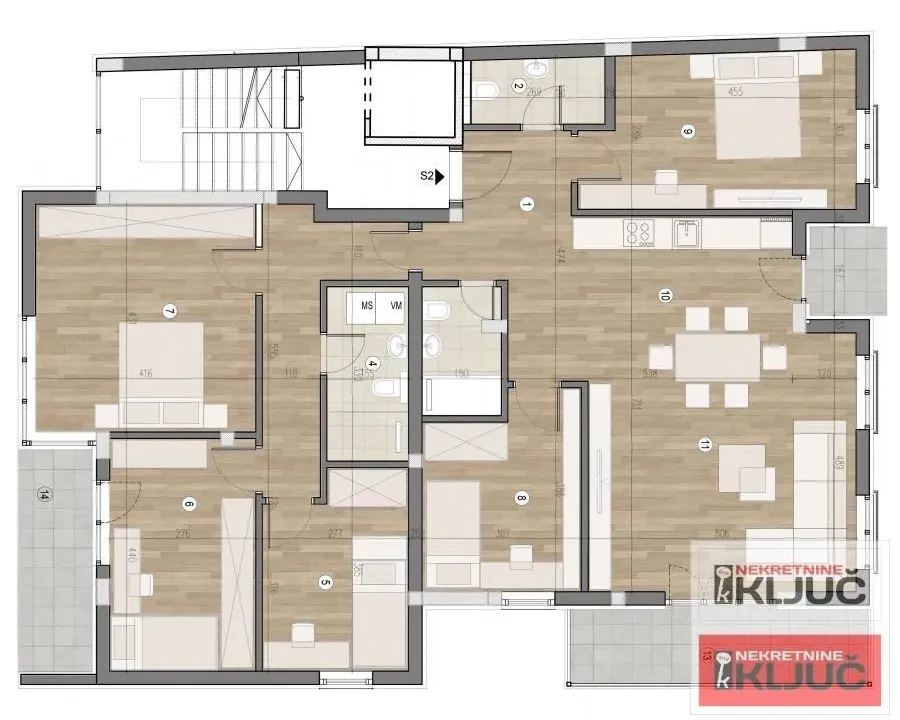 Prodaja, stan, 144m², Telep, Novi Sad Sve Podlokacije