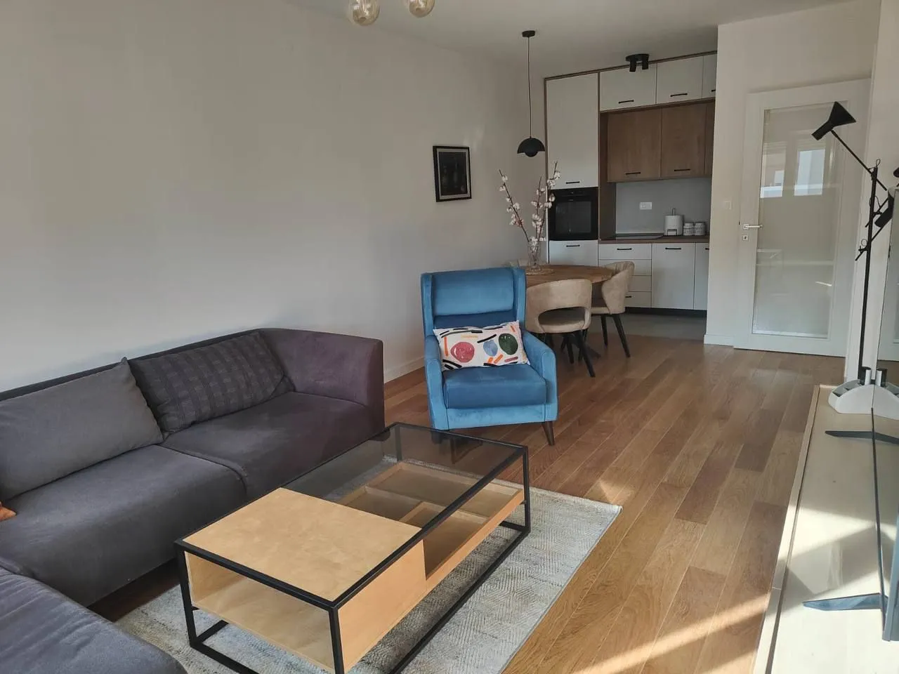 Rent, one bedroom apartment, 50m², Central Point, Podgorica