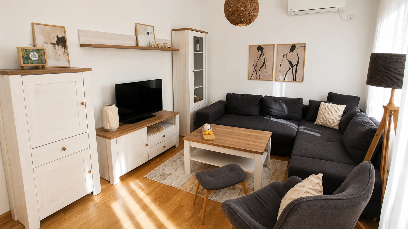 Rent, one bedroom apartment, 51m², City Kvart, Podgorica