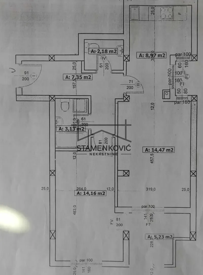 Prodaja, dvosoban stan, 51m², Bulevar patrijarha Pavla, Novi Sad Sve Podlokacije