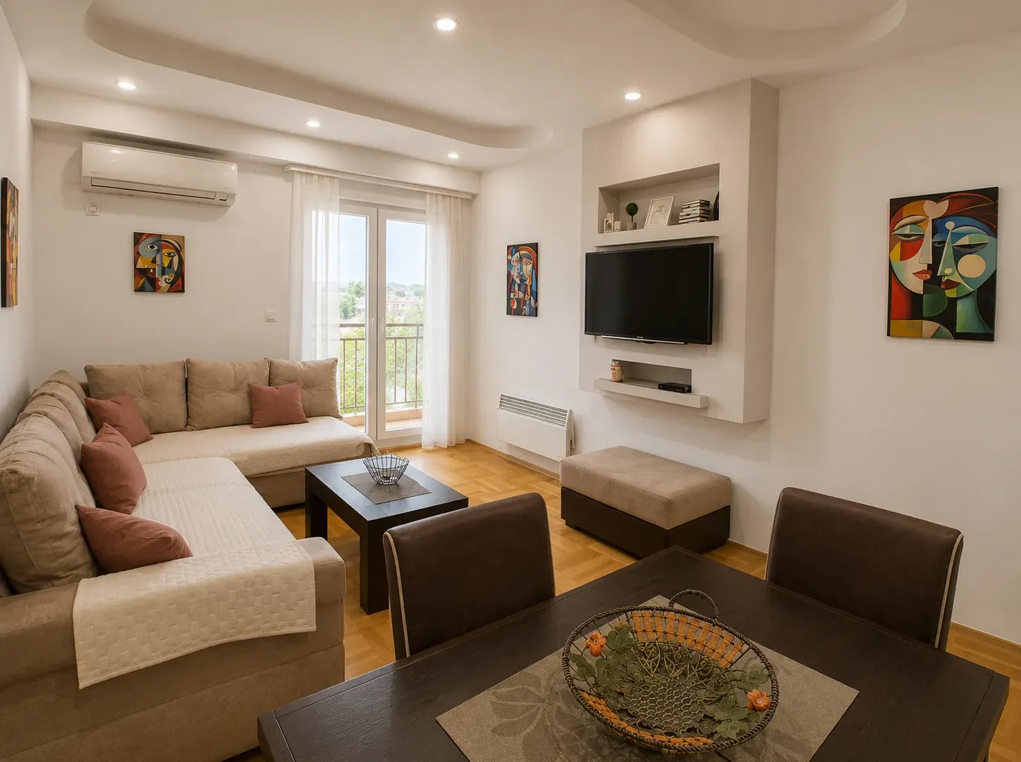Rent, two bedroom apartment, 74m², Pobrežje, Podgorica