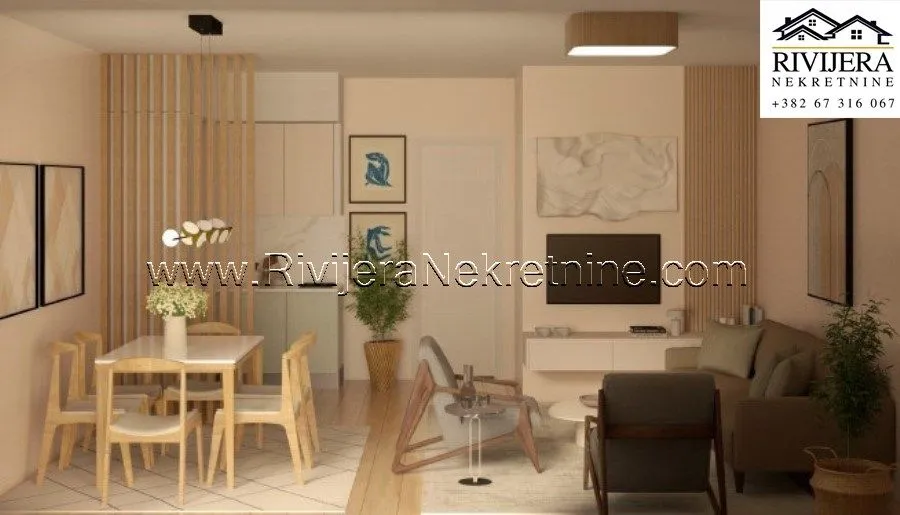 Prodaja, dvosoban stan, Kava, Tivat