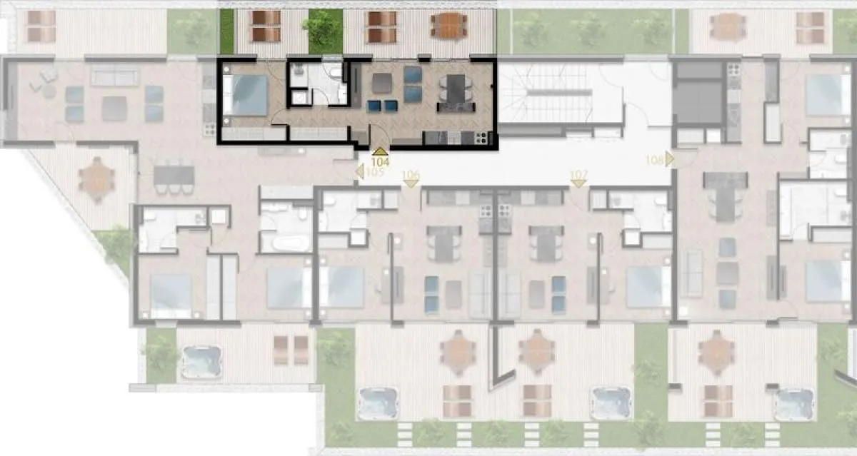 Prodaja, jednosoban stan, 69m², Tivat, Crna Gora