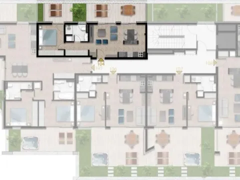 Prodaja, jednosoban stan, 69m², Tivat, Crna Gora