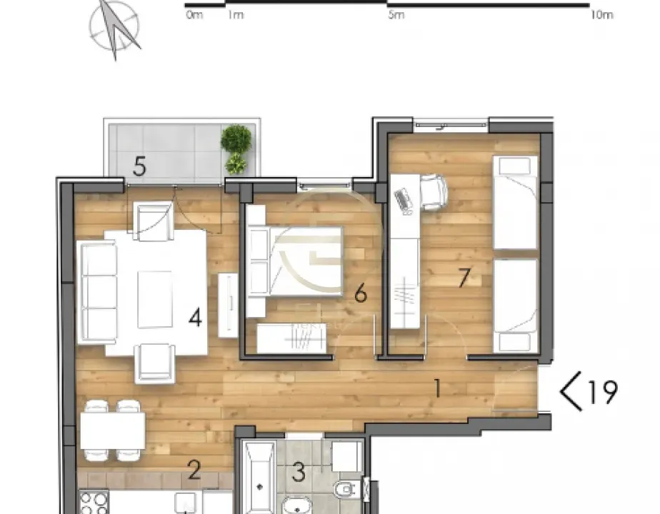Prodaja, trosoban stan, 57m², Detelinara, Novi Sad Sve Podlokacije