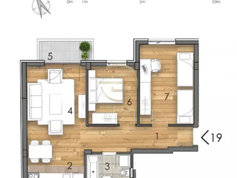 Prodaja, trosoban stan, 57m², Detelinara, Novi Sad Sve Podlokacije - image 1