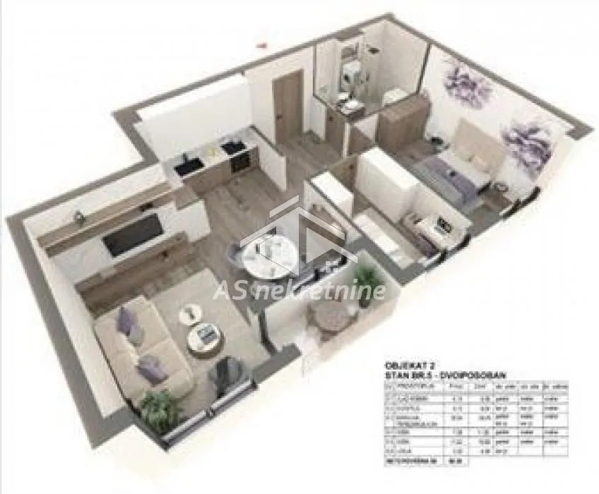 Sale, apartment, 58m², Zemun Cara Dušana, Zemun Sve Podlokacije