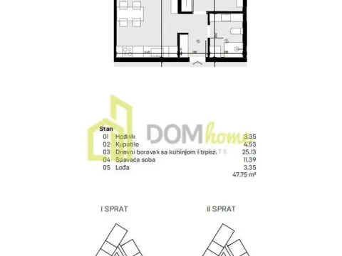 Prodaja, jednosoban stan, 48m², Donja Gorica, Podgorica - image 11