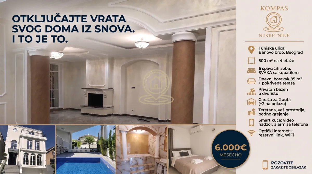 Rent, house, 500m², Čukarica, Beograd