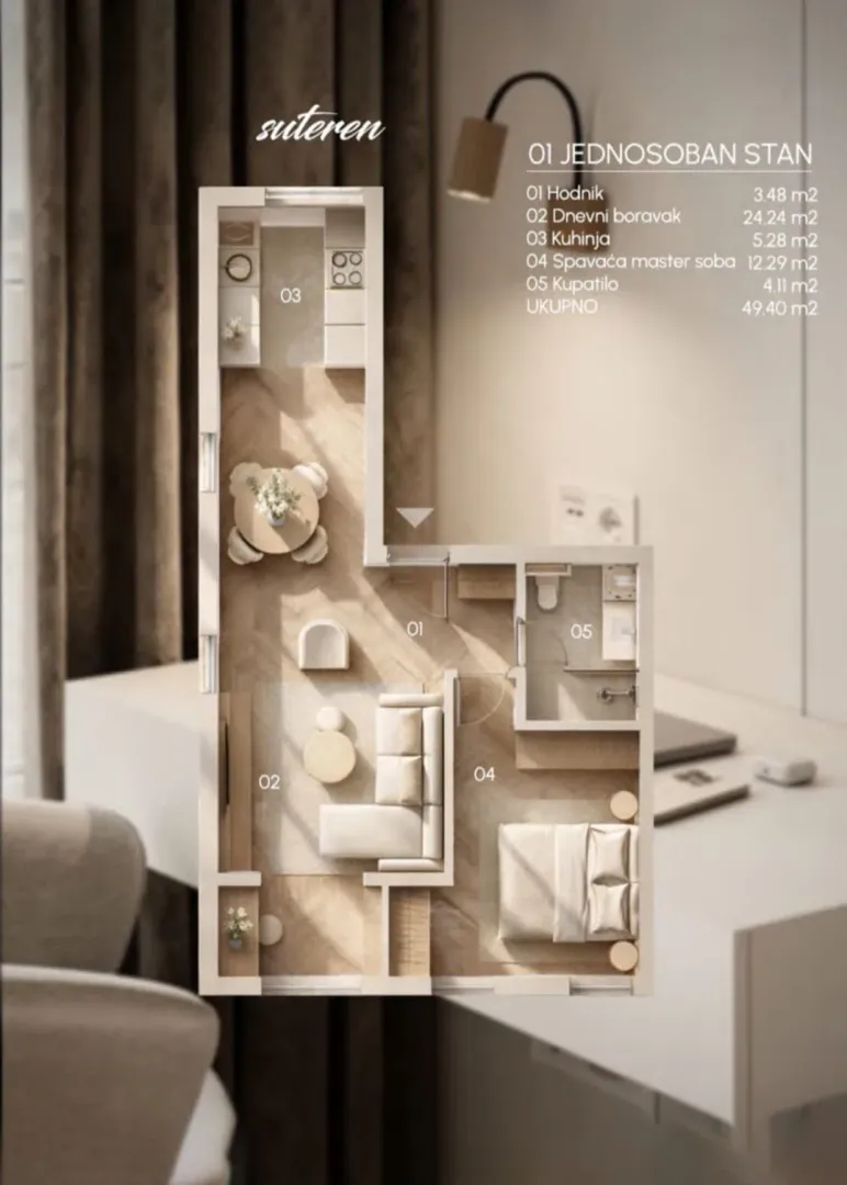 Sale, office space, 49m², Zabjelo, Podgorica