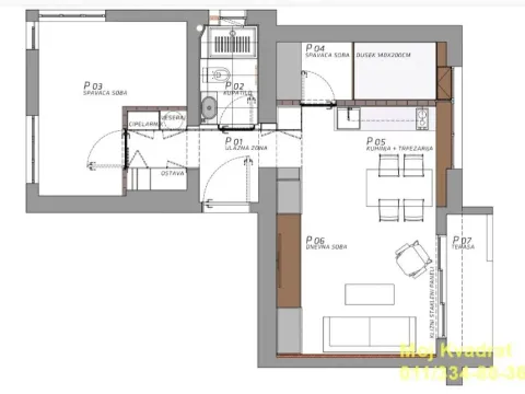 Prodaja, dvosoban stan, 57m², Lion, Zvezdara Sve Podlokacije - image 11
