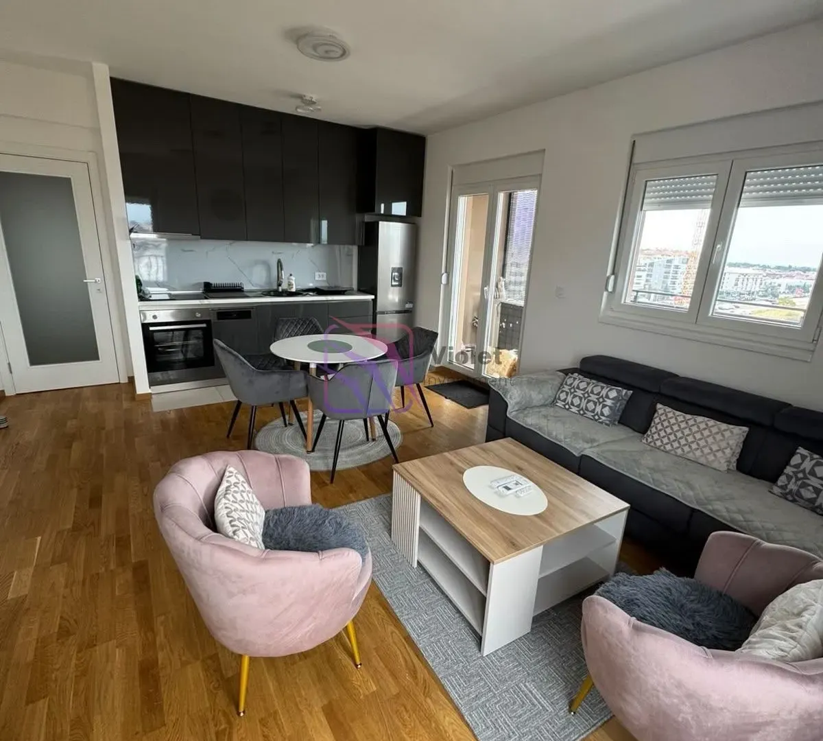 Rent, one bedroom apartment, 65m², Stari Aerodrom, Podgorica