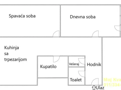 Sale, two bedroom apartment, 66m², Novi Beograd Blok 45, Novi Beograd Sve Podlokacije - image 12