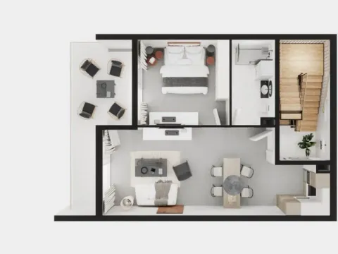 Sale, studio apartment, 31m², Tivat, Crna Gora - image 9