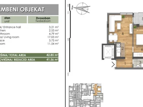Prodaja, dvosoban stan, 42m², Bulevar Oslobodjenja, Novi Sad Sve Podlokacije - image 8
