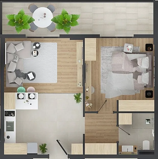 Sale, apartment, 36m², Bar, Crna Gora