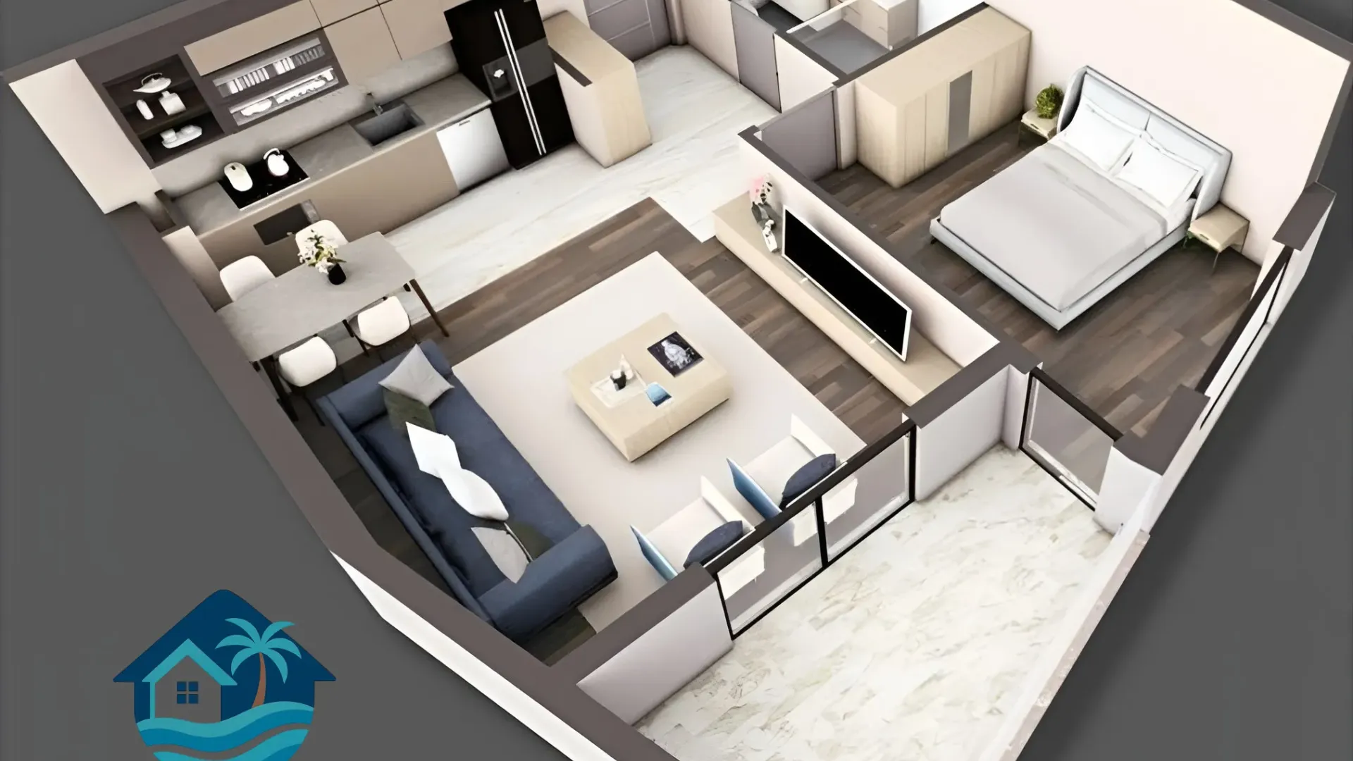 Sale, one bedroom apartment, 52m², Centar, Bar