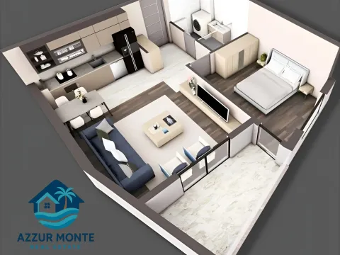 Sale, one bedroom apartment, 52m², Centar, Bar - image 4