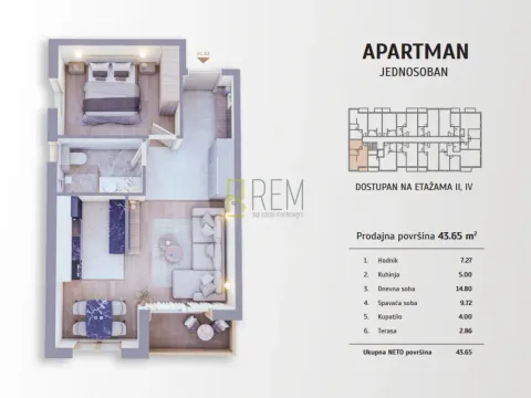 Prodaja, jednosoban stan, 42m², Kolašin, Crna Gora - image 12