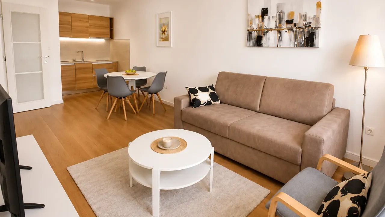 Rent, one bedroom apartment, 47m², Central Point, Podgorica