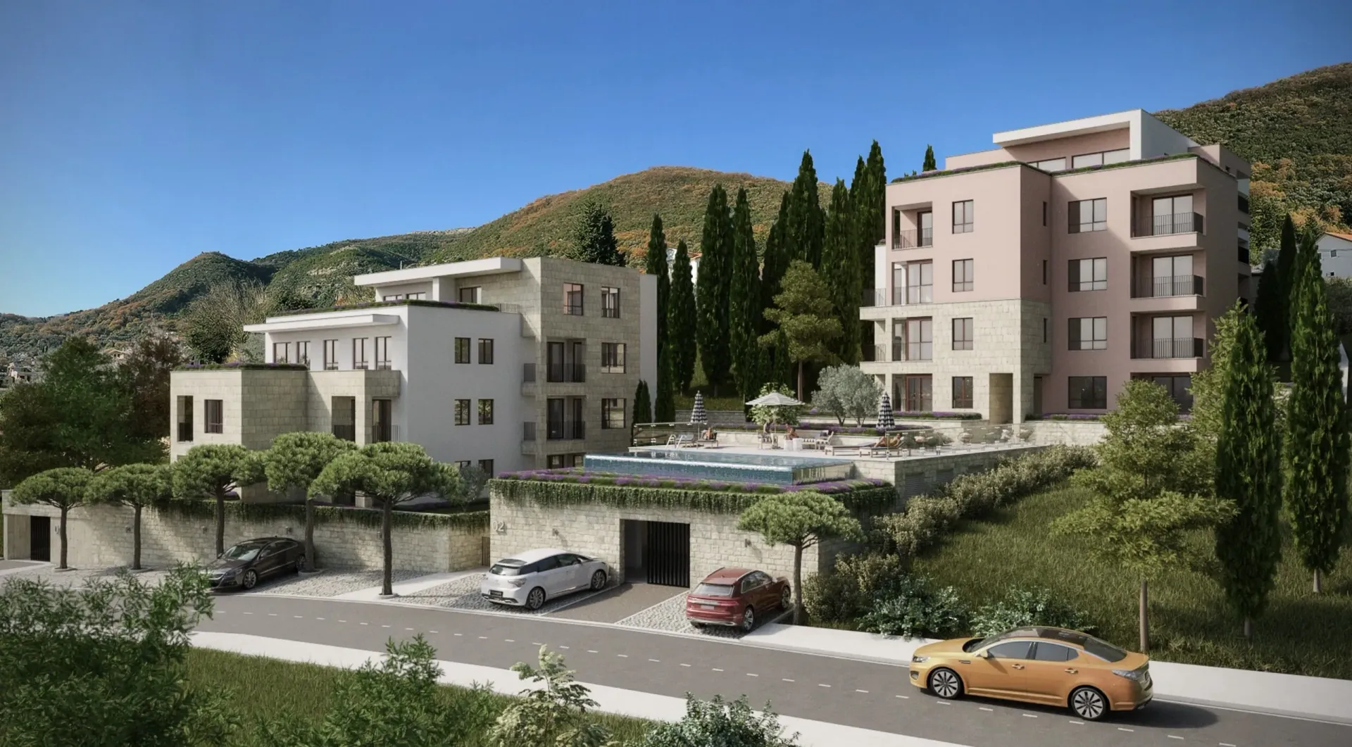 Sale, one bedroom apartment, 46m², Pod Kuk, Tivat