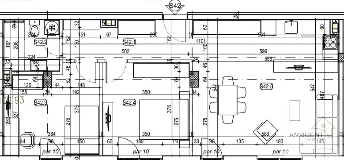 Prodaja, trosoban stan, 89m², Ledine, Beograd