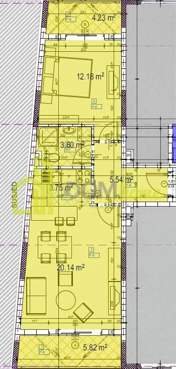 Prodaja, jednosoban stan, 53m², Kod Big Fashion-a, Podgorica
