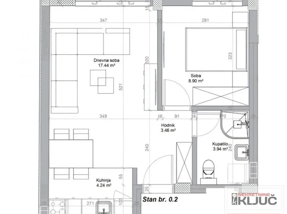 Prodaja, jednosoban stan, 38m², Novo naselje, Novi Sad