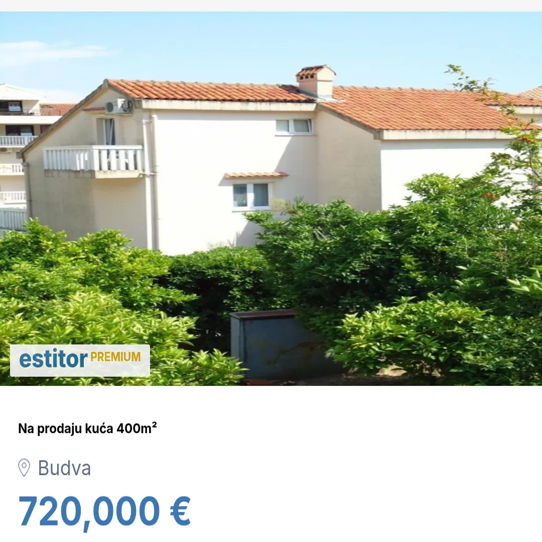 Prodaja, kuća, 400m², Budva, Crna Gora