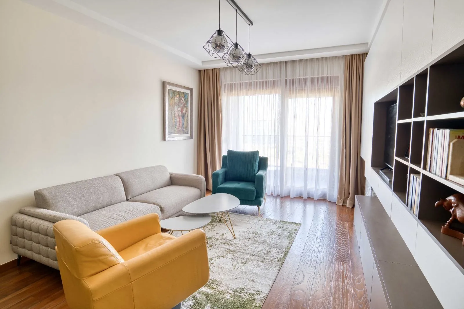 Rent, two bedroom apartment, 74m², Master Kvart, Podgorica